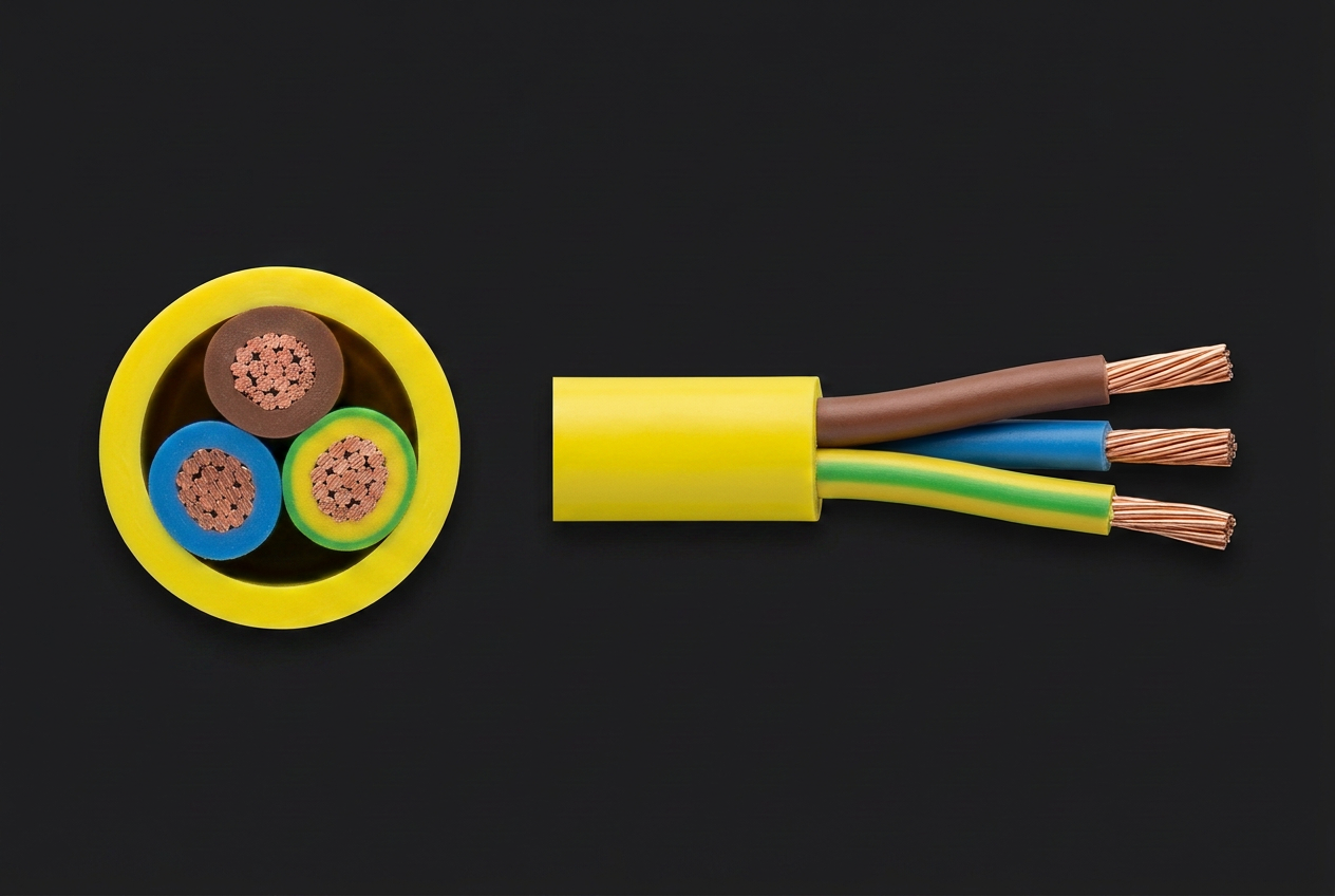 Arctic Grade Yellow & Blue Cable