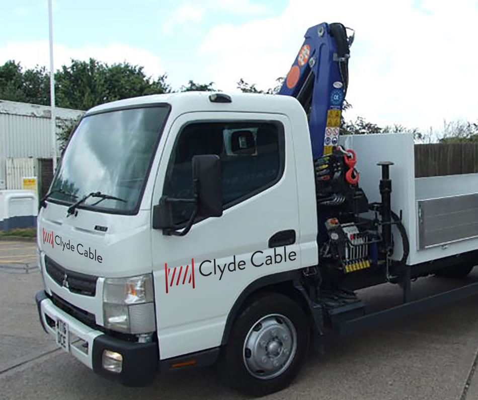 Clyde Cable delivery truck