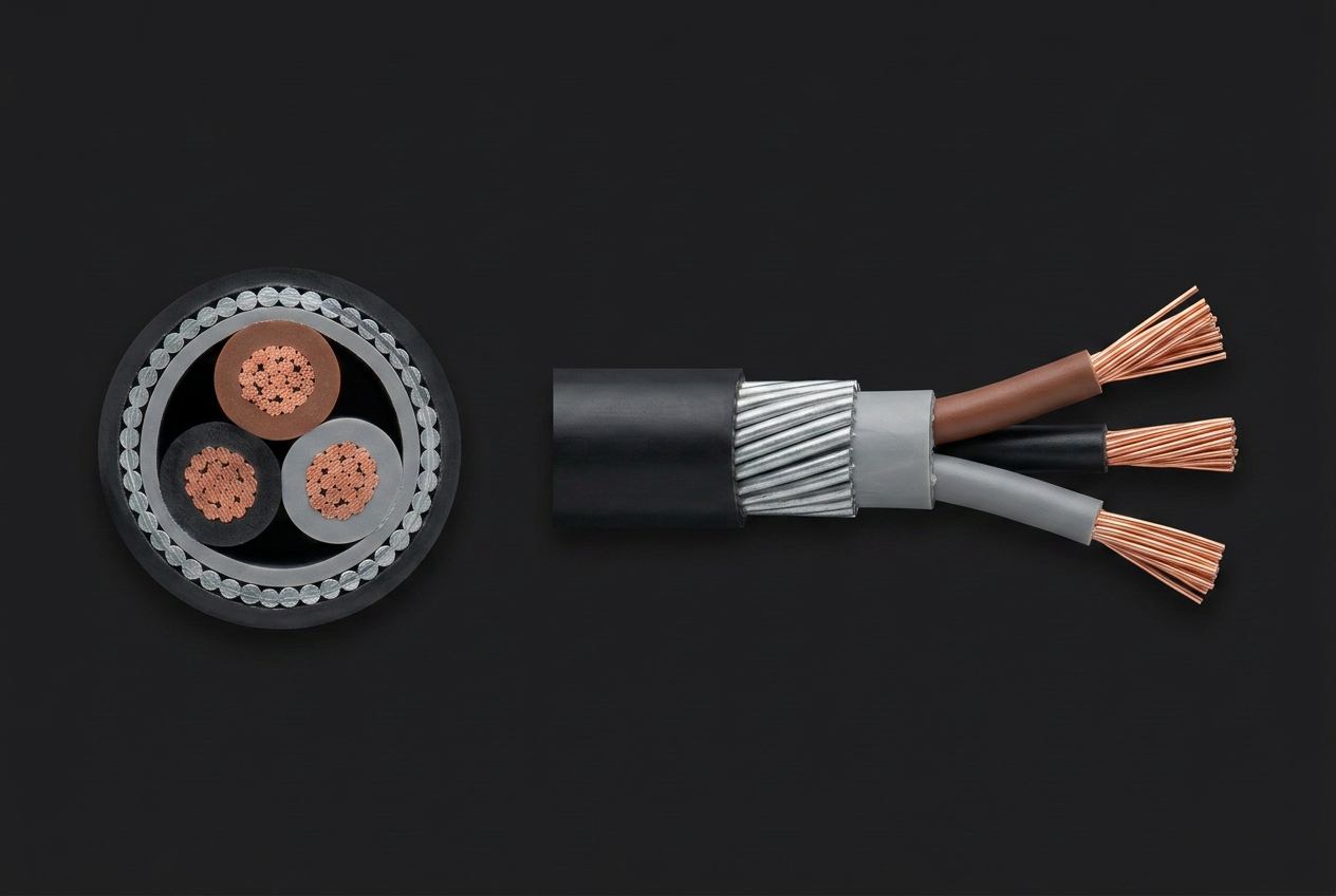 XLPE SWA LSZH Armoured Cable