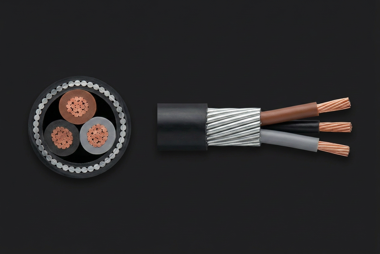 XLPE SWA PVC Armoured Cable